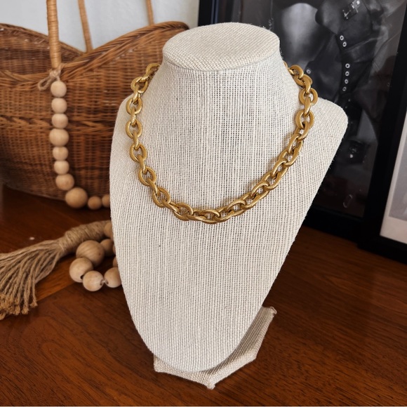 18K GOLD PLATED CABLE NECKLACE #0305 - Picture 6 of 7